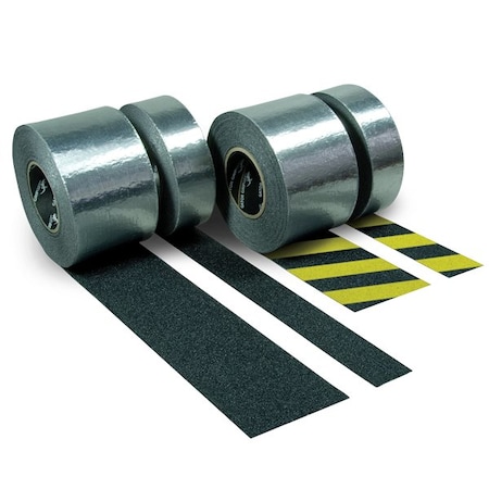 Incom Traction Tape Aluminum Foil (2 mil) with Black Aluminum Oxide Grit Material (46 Grit) 2" W x 60' L SG3902ALS